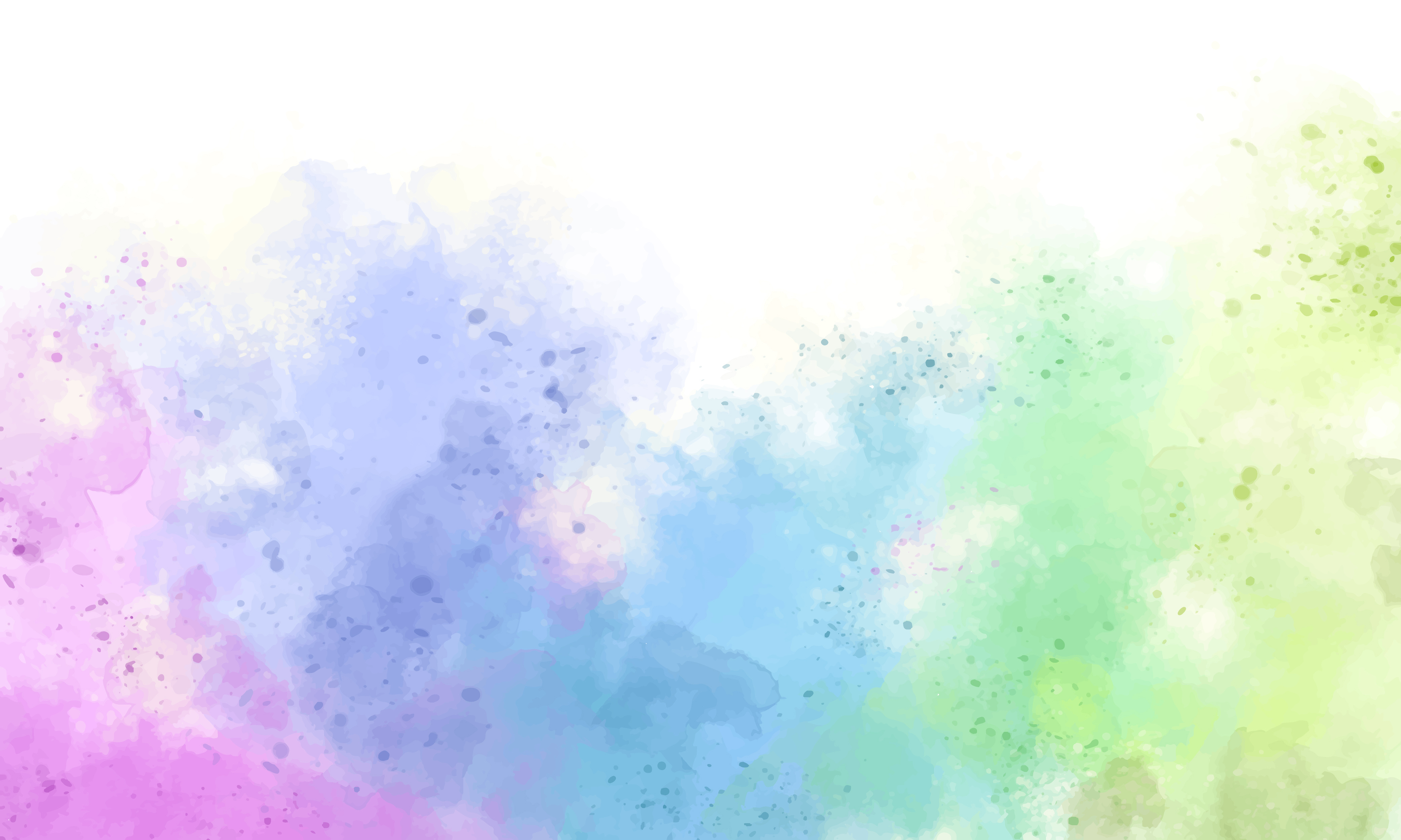 Rainbow of stain splash watercolor background
